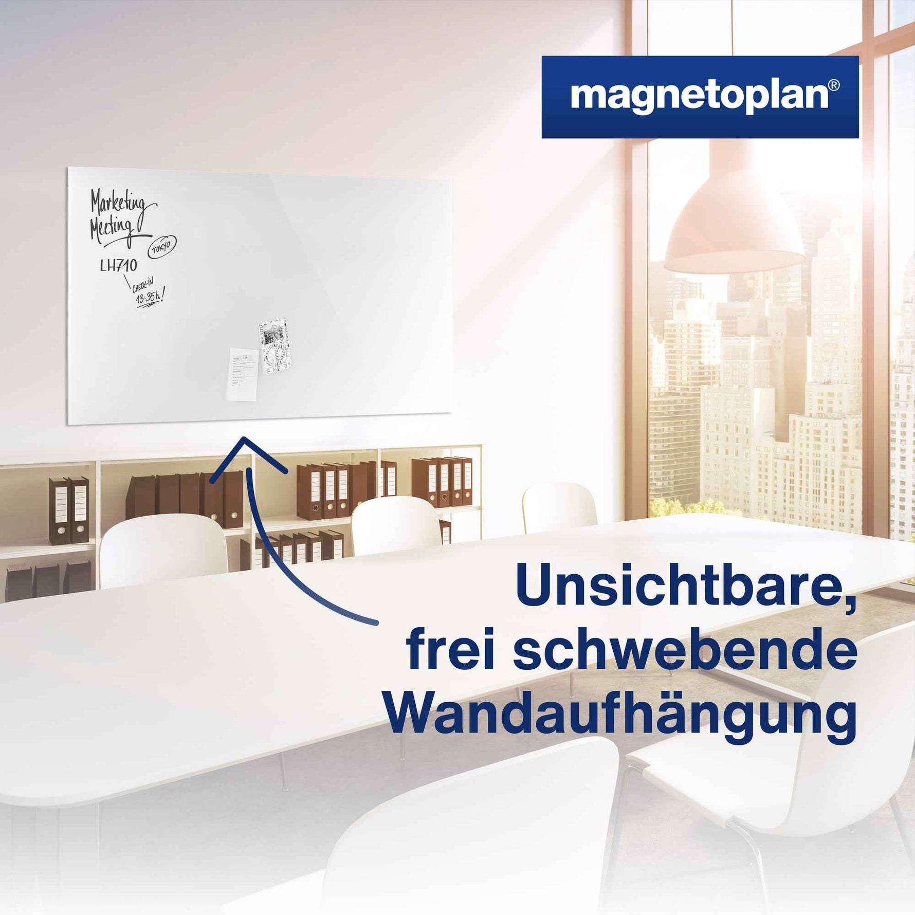 magnetoplan® Glasboard Design brillantweiß