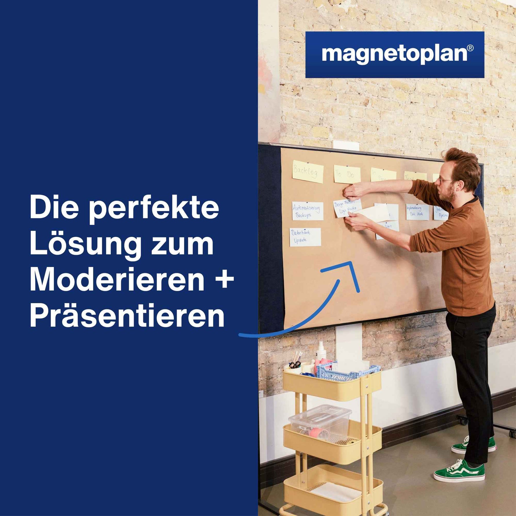 magnetoplan® Moderationskarte Rechteck 20 x 10 cm (B x H) 120 g/m² 500 St./Pack.