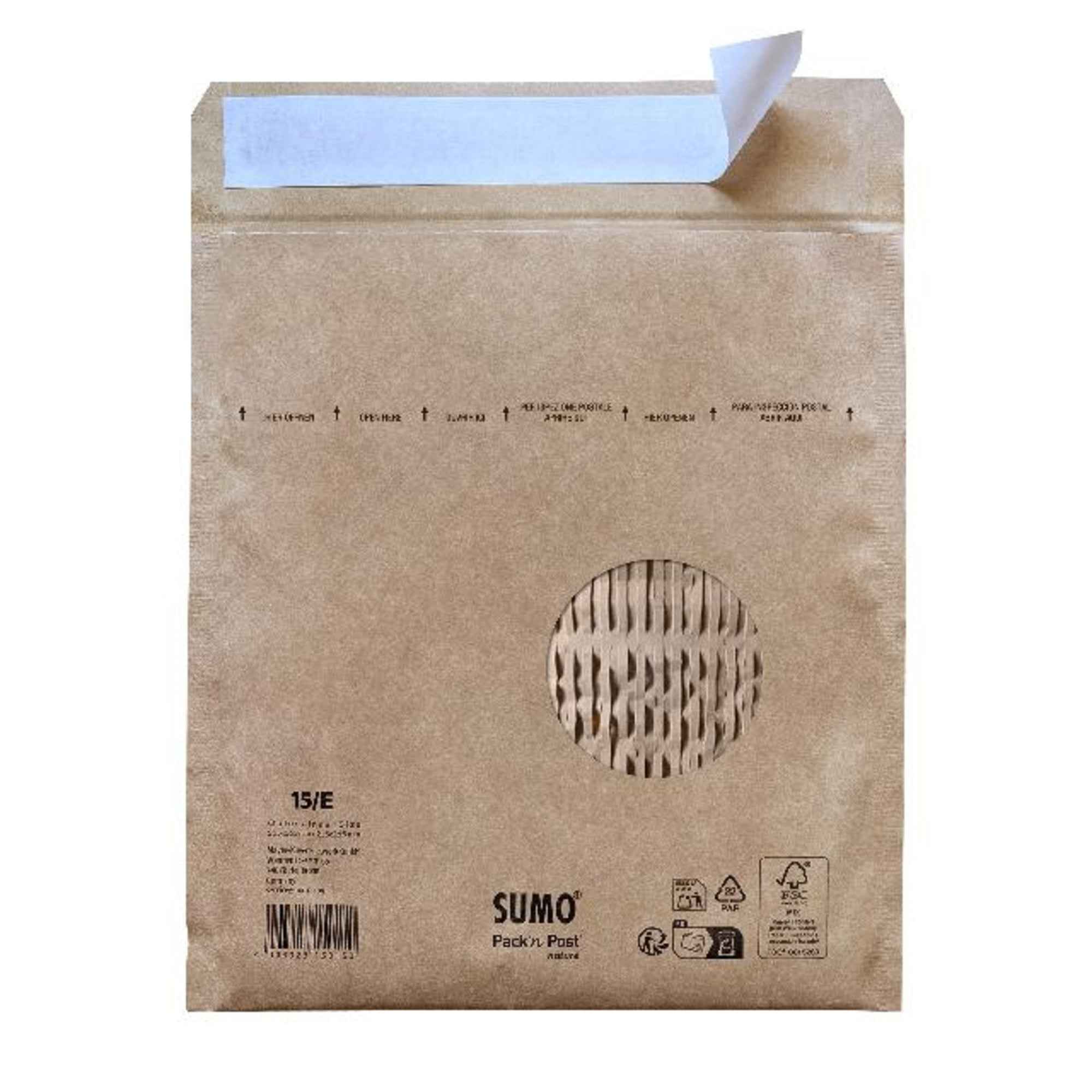 SUMO Papierpolstertasche Pack'n Post nature 15/E 10 St./Pack.