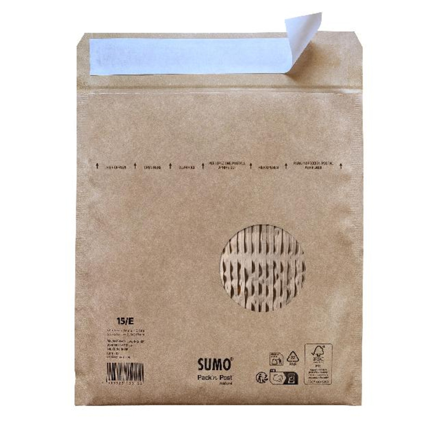 SUMO Papierpolstertasche Pack'n Post nature 15/E - Wiepa Bürofachpartner