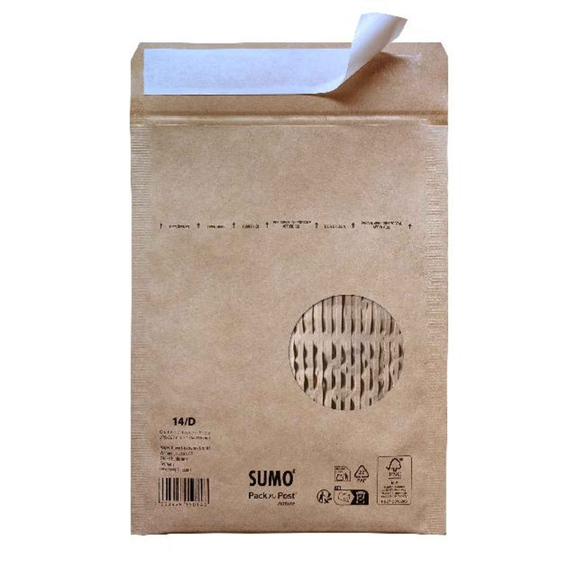 SUMO Papierpolstertasche Pack'n Post nature 14/D