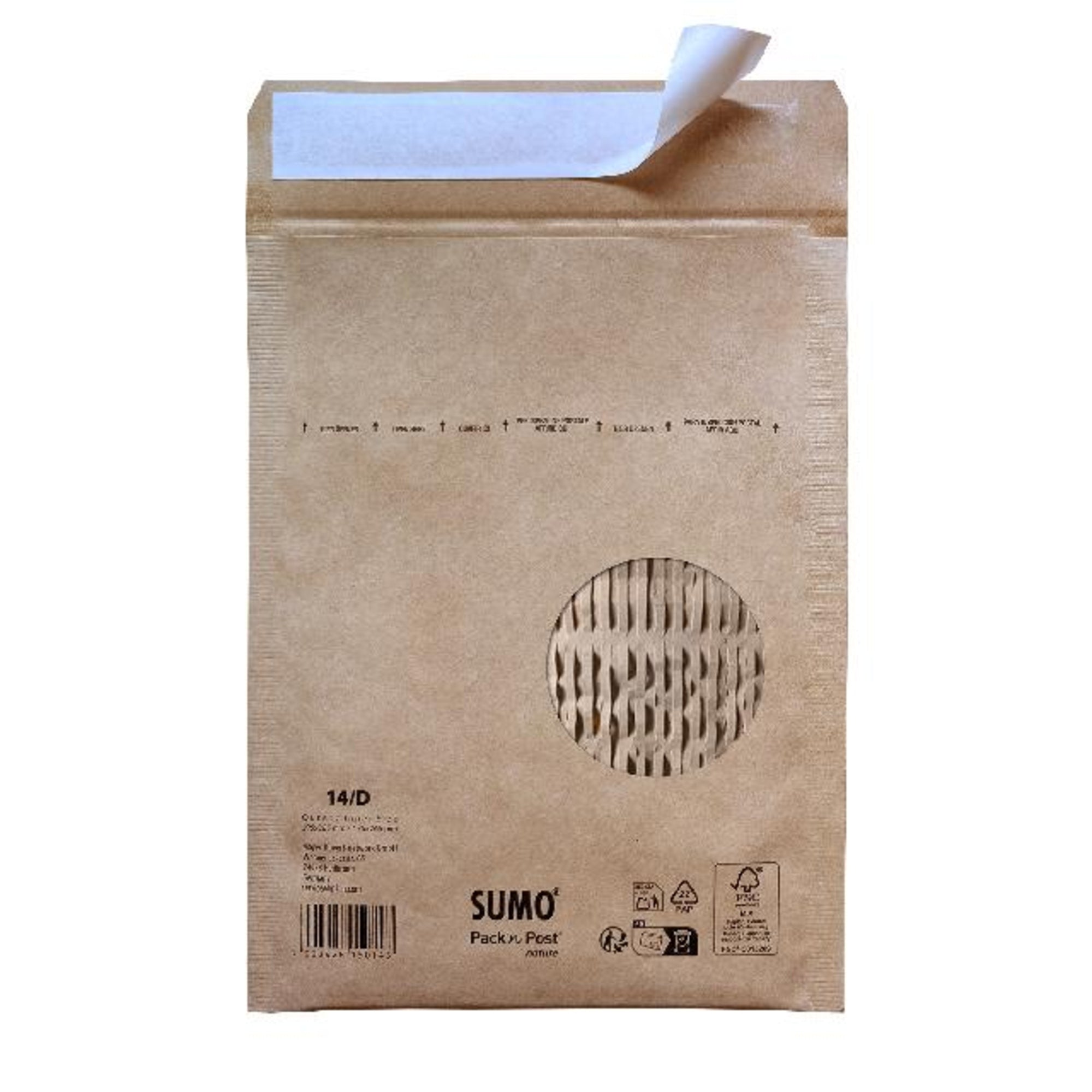 SUMO Papierpolstertasche Pack'n Post nature 14/D 10 St./Pack. - Wiepa Bürofachpartner