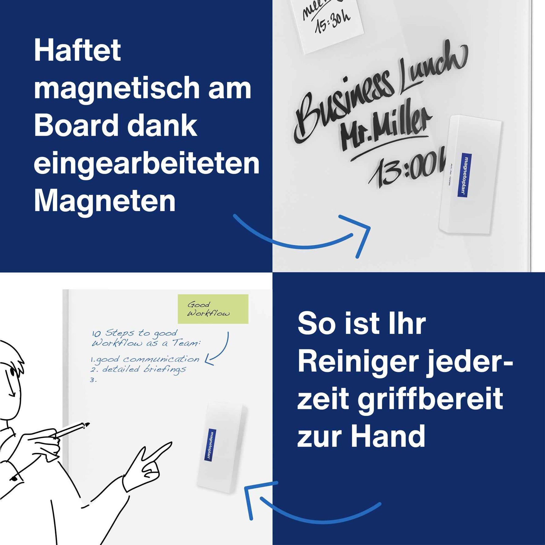 magnetoplan® Tafelwischer