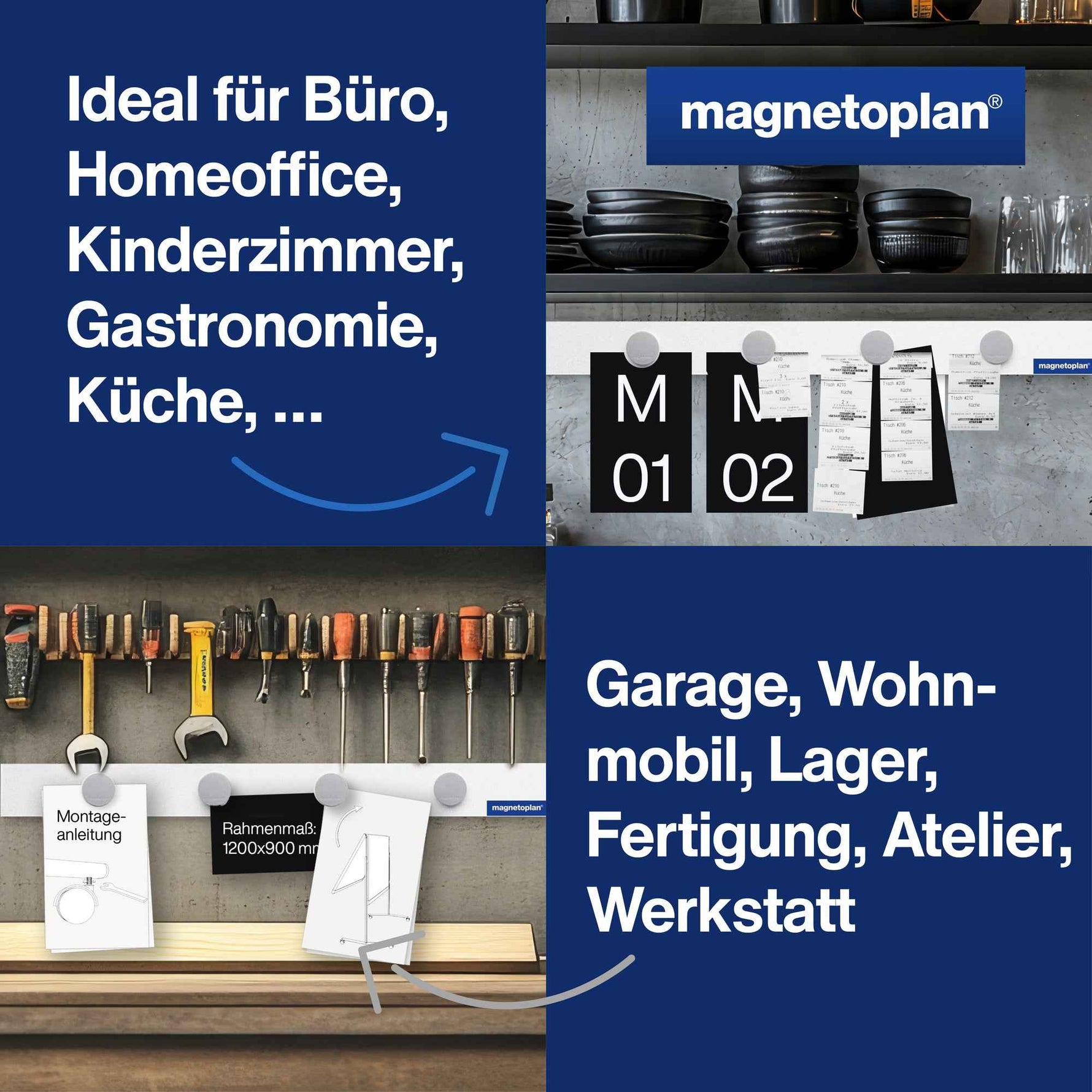 magnetoplan® Magnetleiste magnetowand