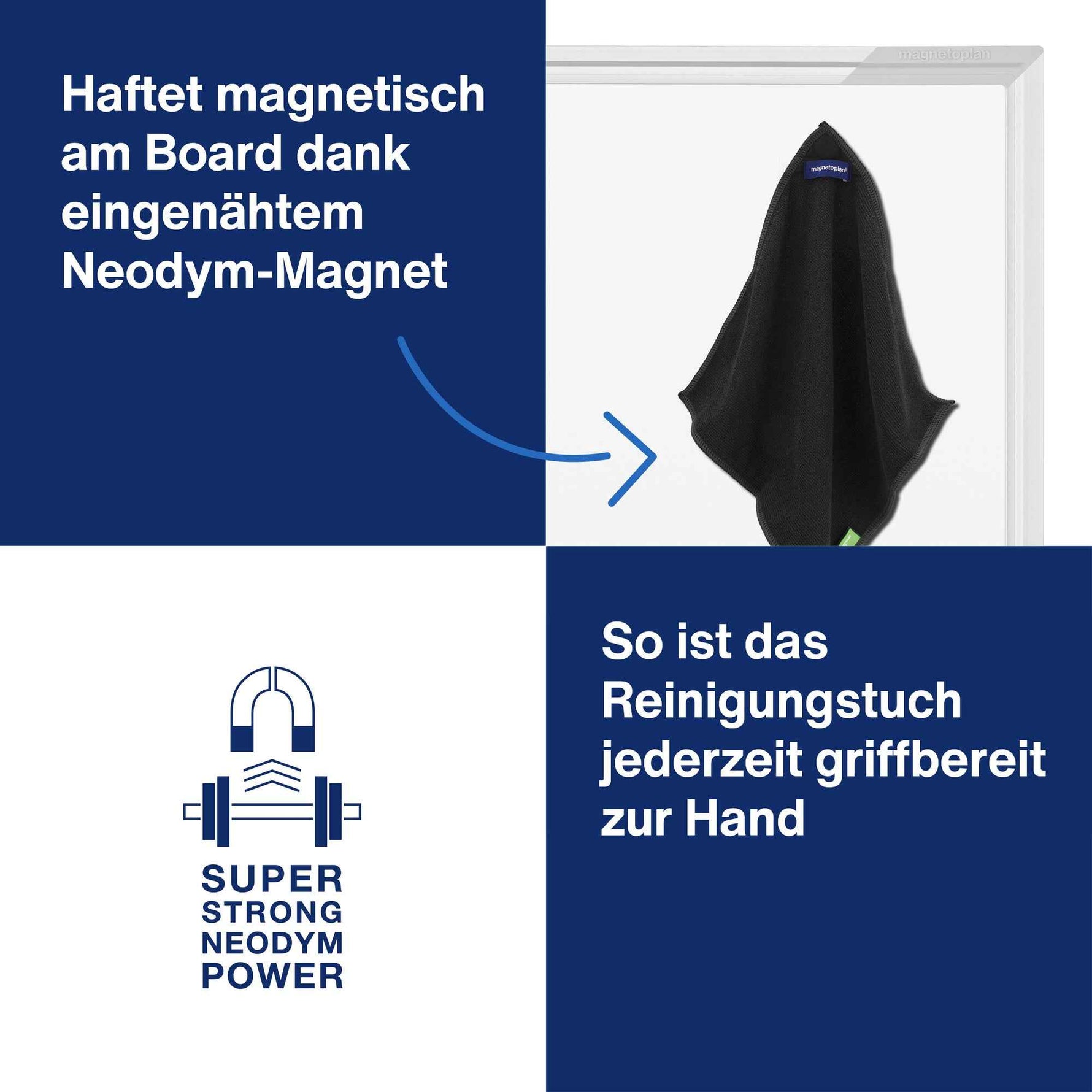 magnetoplan® Microfasertücher magnetoCleaner ecoAware