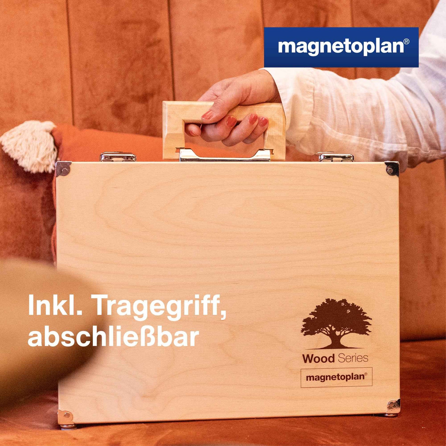 magnetoplan® Moderationskoffer Wood Series