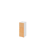 Hammerbacher Schließfachschrank 400 x 1.100 x 420 mm (B x H x T) 3 Fächer buche – Produktbild 2