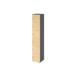 Hammerbacher Schließfachschrank 400 x 2.156 x 420 mm (B x H x T) 6 Fächer ahorn – Produktbild 2