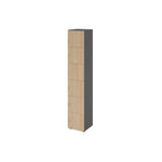 Hammerbacher Schließfachschrank 400 x 2.156 x 420 mm (B x H x T) 6 Fächer eiche – Produktbild 2