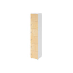 Hammerbacher Schließfachschrank 400 x 2.156 x 420 mm (B x H x T) 6 Fächer ahorn