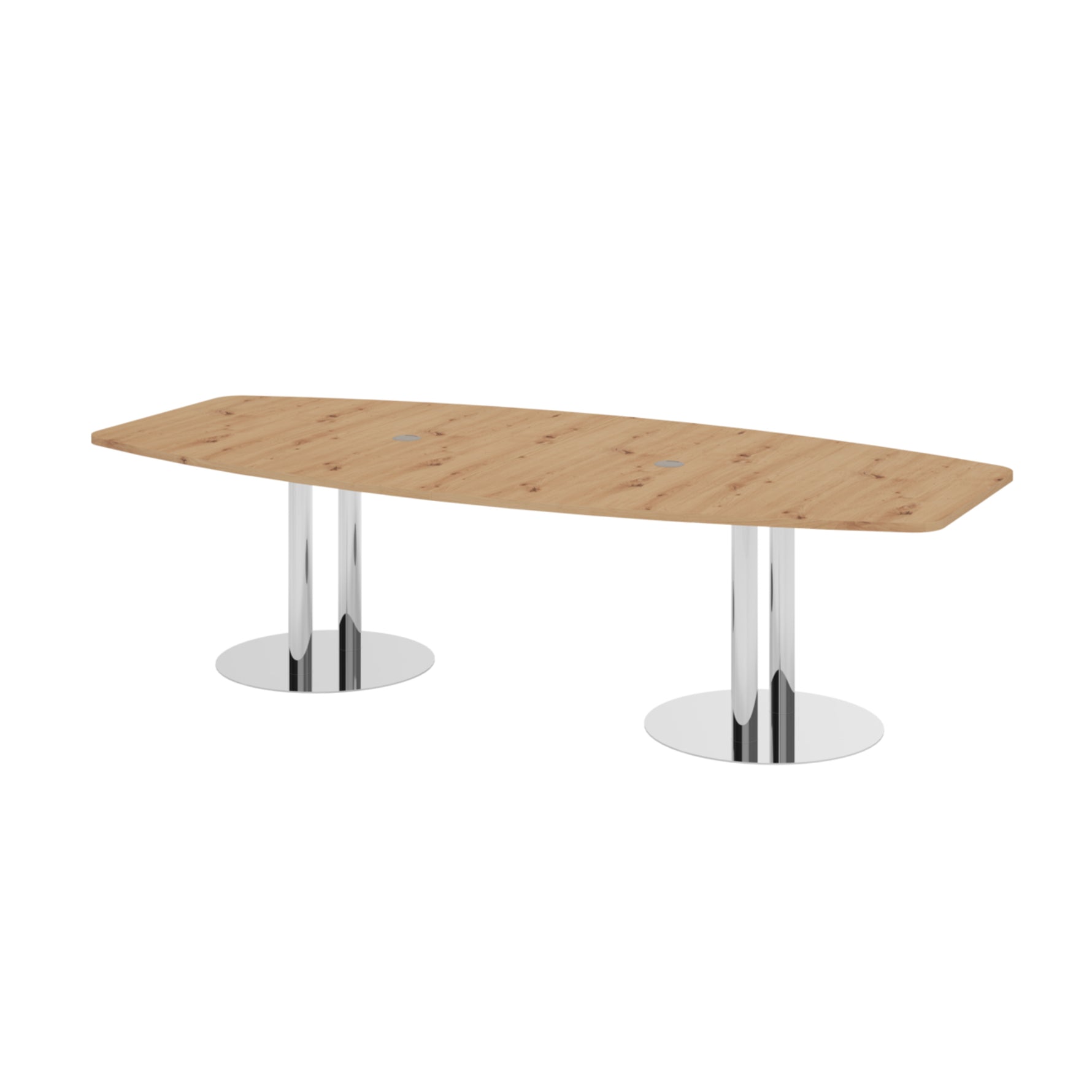 Hammerbacher Konferenztisch KT28C Stahl, verchromt – Produktbild 13