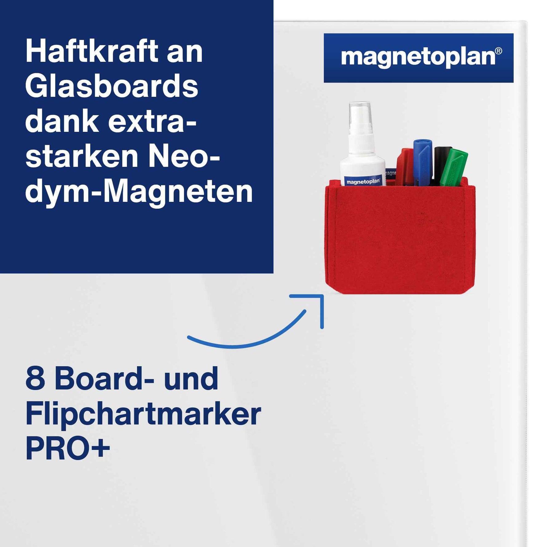 magnetoplan® Stiftehalter magnetoTray ecoAware MEDIUM