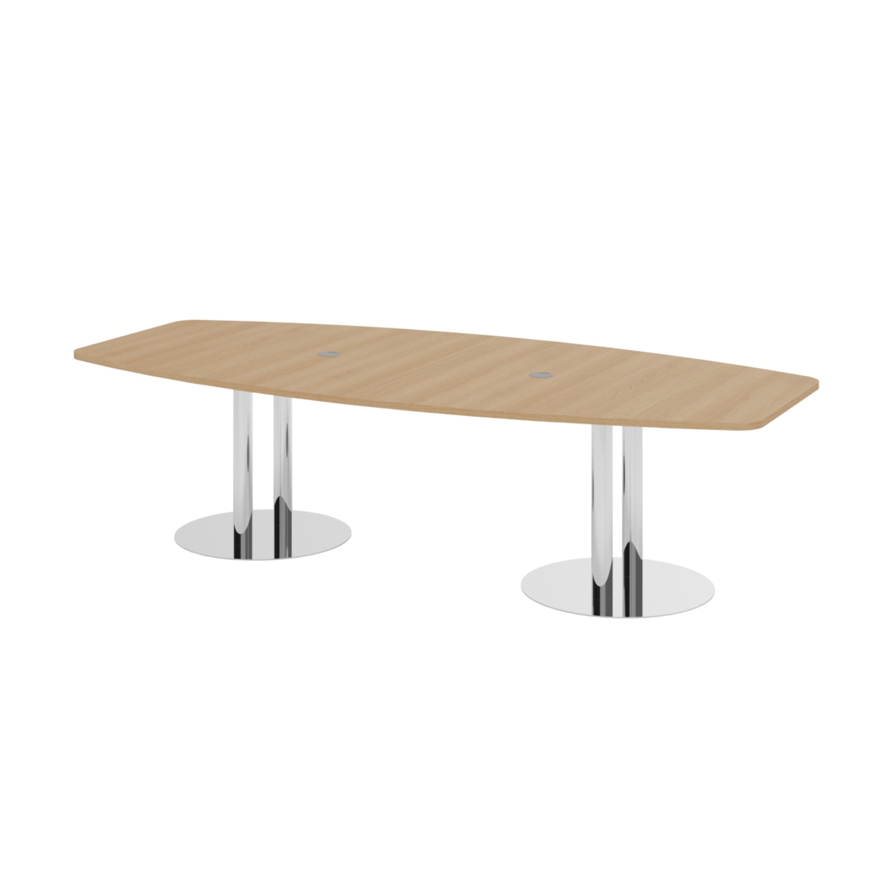 Hammerbacher Konferenztisch KT28C Stahl, verchromt – Produktbild 9