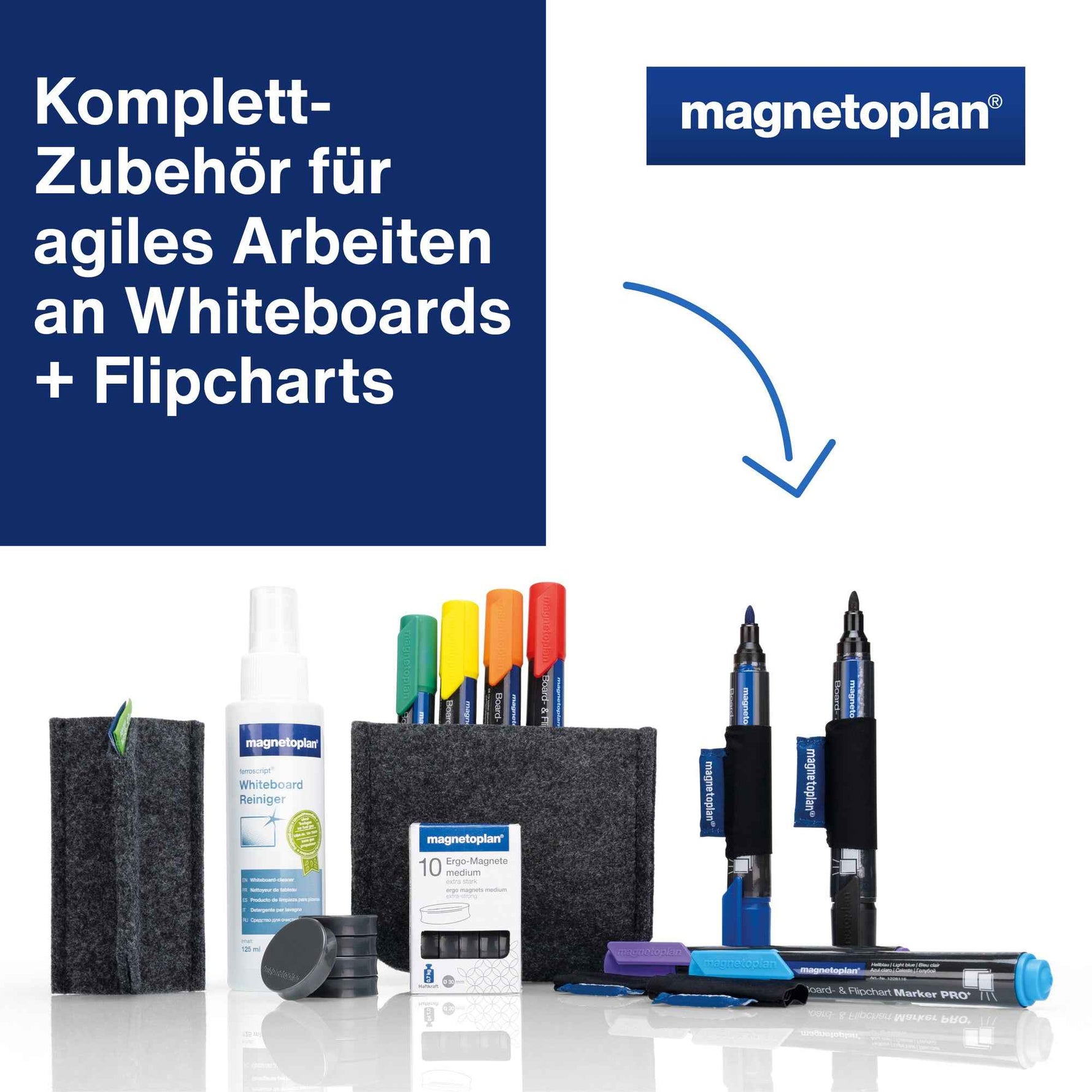 magnetoplan® Starterset Whiteboard Essentials Kit