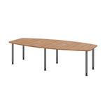 Hammerbacher Konferenztisch KT28C Stahl nussbaum – Produktbild 2