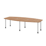 Hammerbacher Konferenztisch KT28C Stahl nussbaum – Produktbild 3