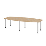 Hammerbacher Konferenztisch KT28C Stahl eiche – Produktbild 3