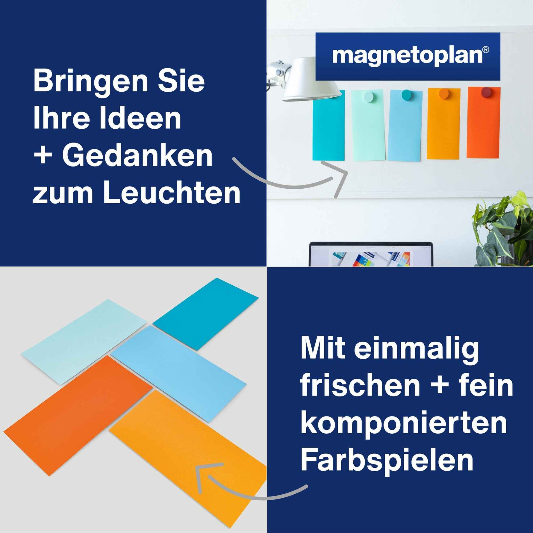 magnetoplan® Moderationskarte Sea Dusk