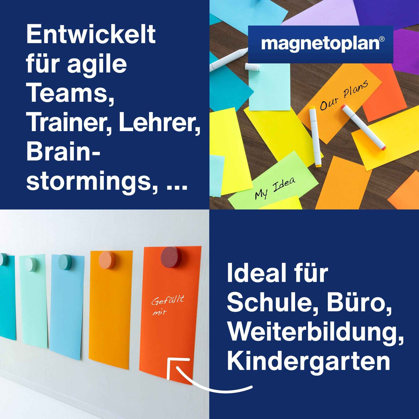 magnetoplan® Moderationskarte Sea Dusk