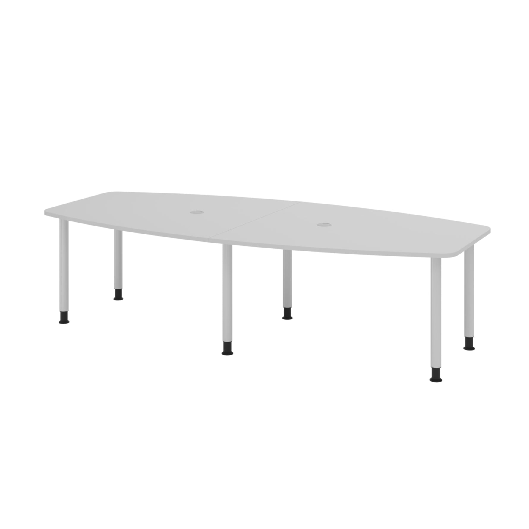 Hammerbacher Konferenztisch KT28C Stahl grau – Produktbild 3