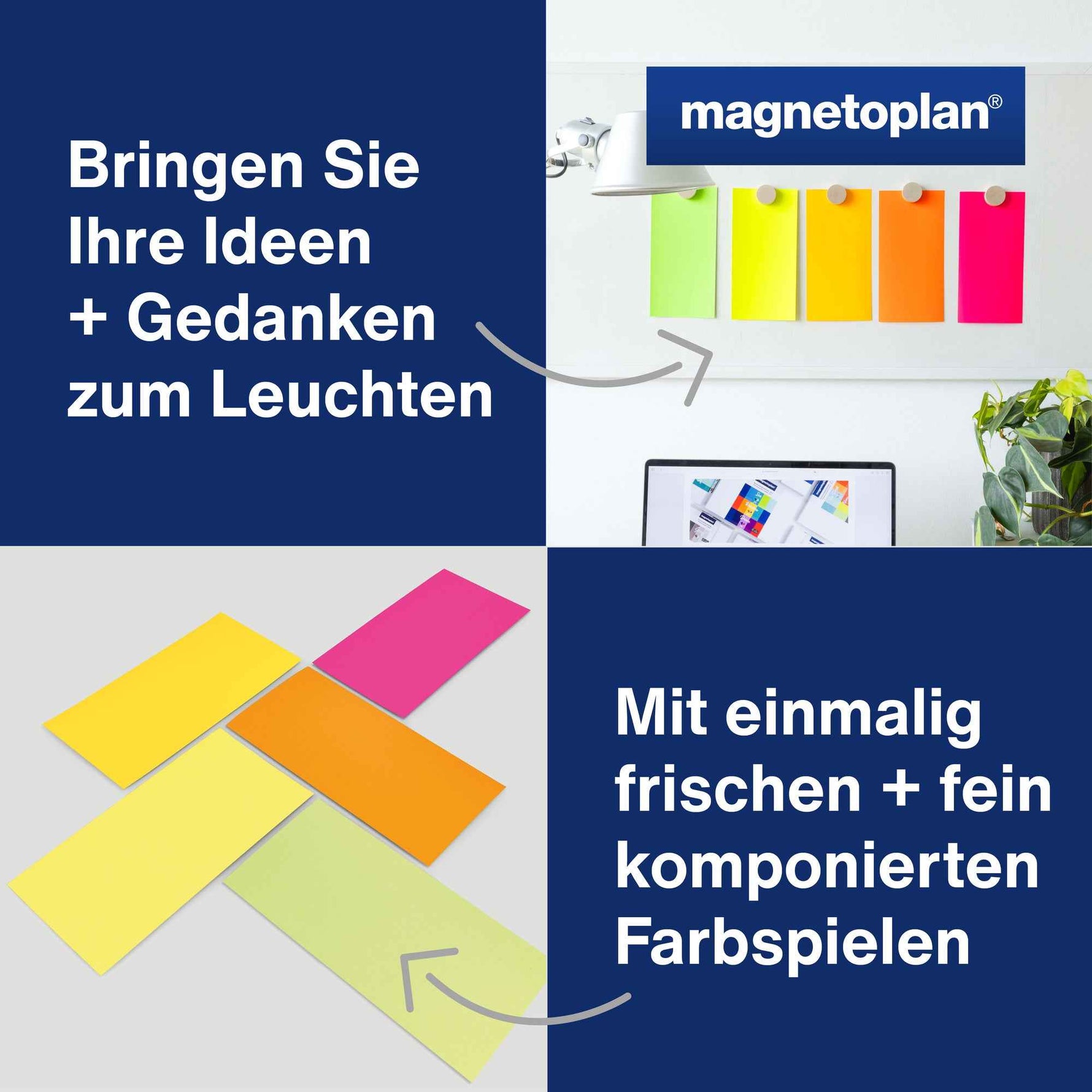magnetoplan® Moderationskarte Neon