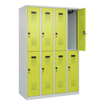 C+P Kleiderspind Evolo PLUS mit Sockel 1.200 x 1.850 x 500 mm (B x H x T) lichtgrau