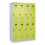 C+P Kleiderspind Evolo PLUS mit Sockel 1.200 x 1.850 x 500 mm (B x H x T) lichtgrau