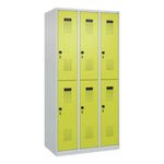C+P Kleiderspind Evolo PLUS mit Sockel 900 x 1.850 x 500 mm (B x H x T) lichtgrau