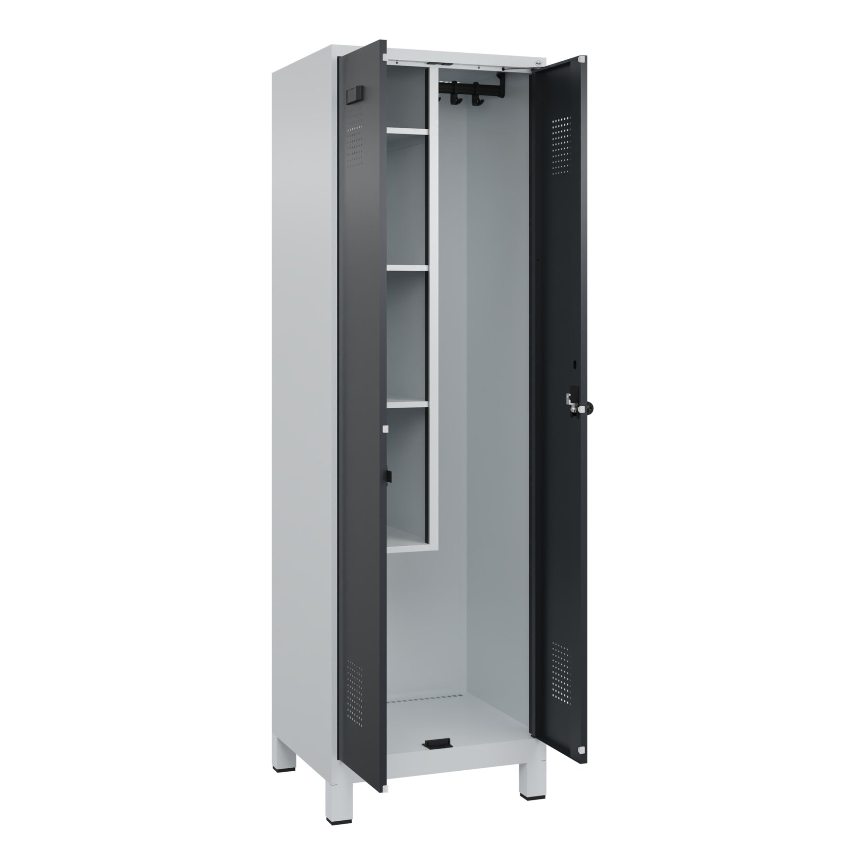 C+P Putzmittelschrank Evolo PLUS mit Standfuß – Produktbild 9