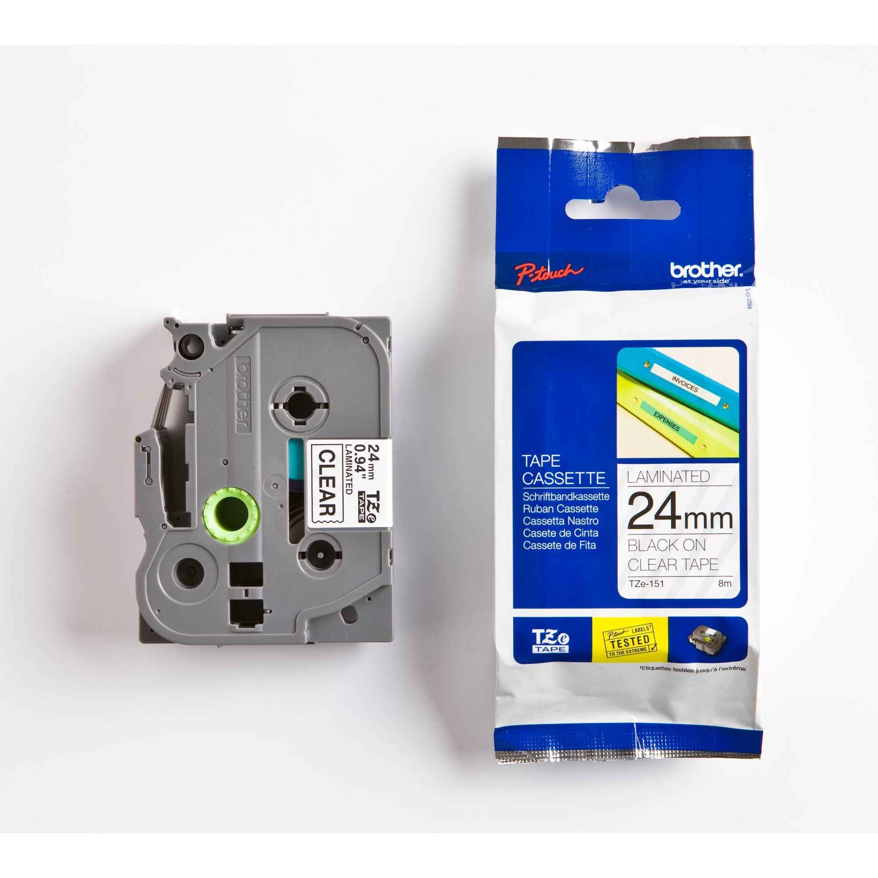 Brother Schriftbandkassette P-touch 24 mm x 8 m (B x L) TZe-151