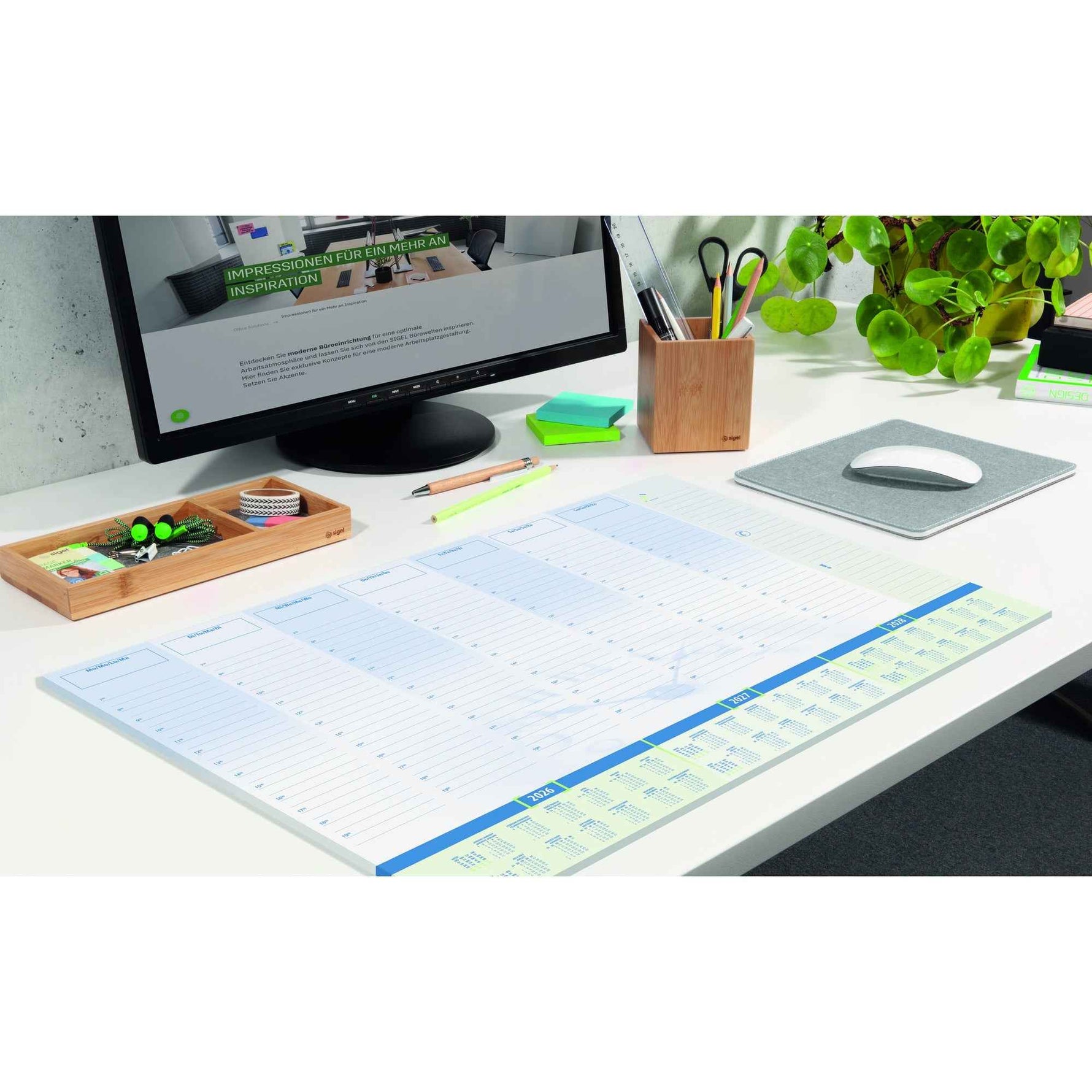 SIGEL Schreibunterlage Time mit Kalender 3 Jahre