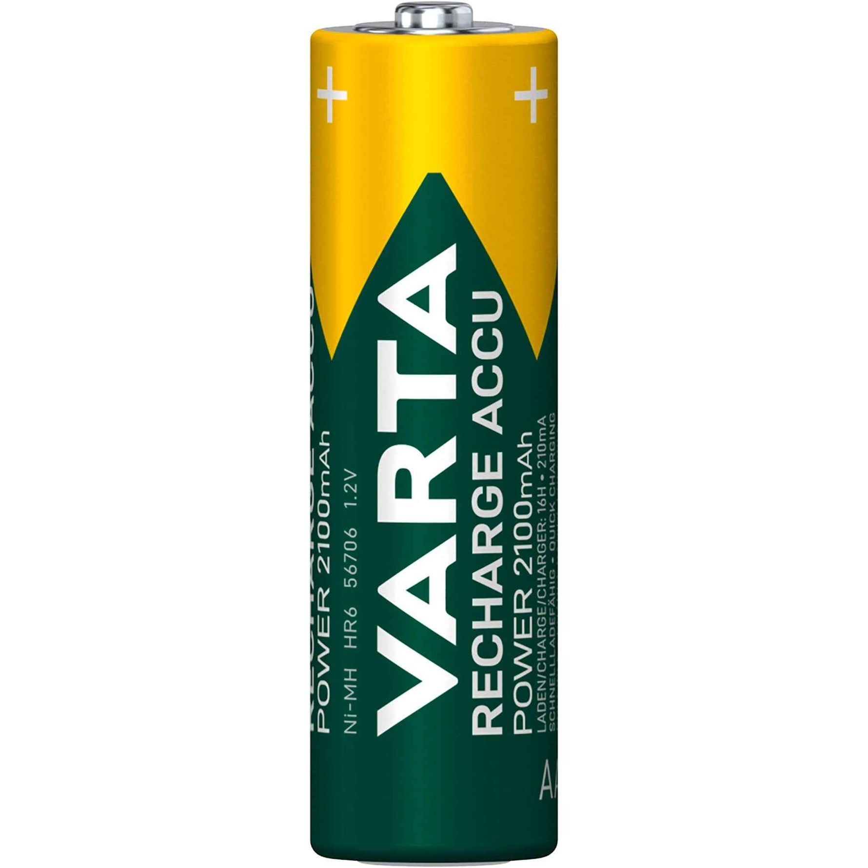 Varta Akku Recharge Accu Power AA/Mignon 2 St./Pack.