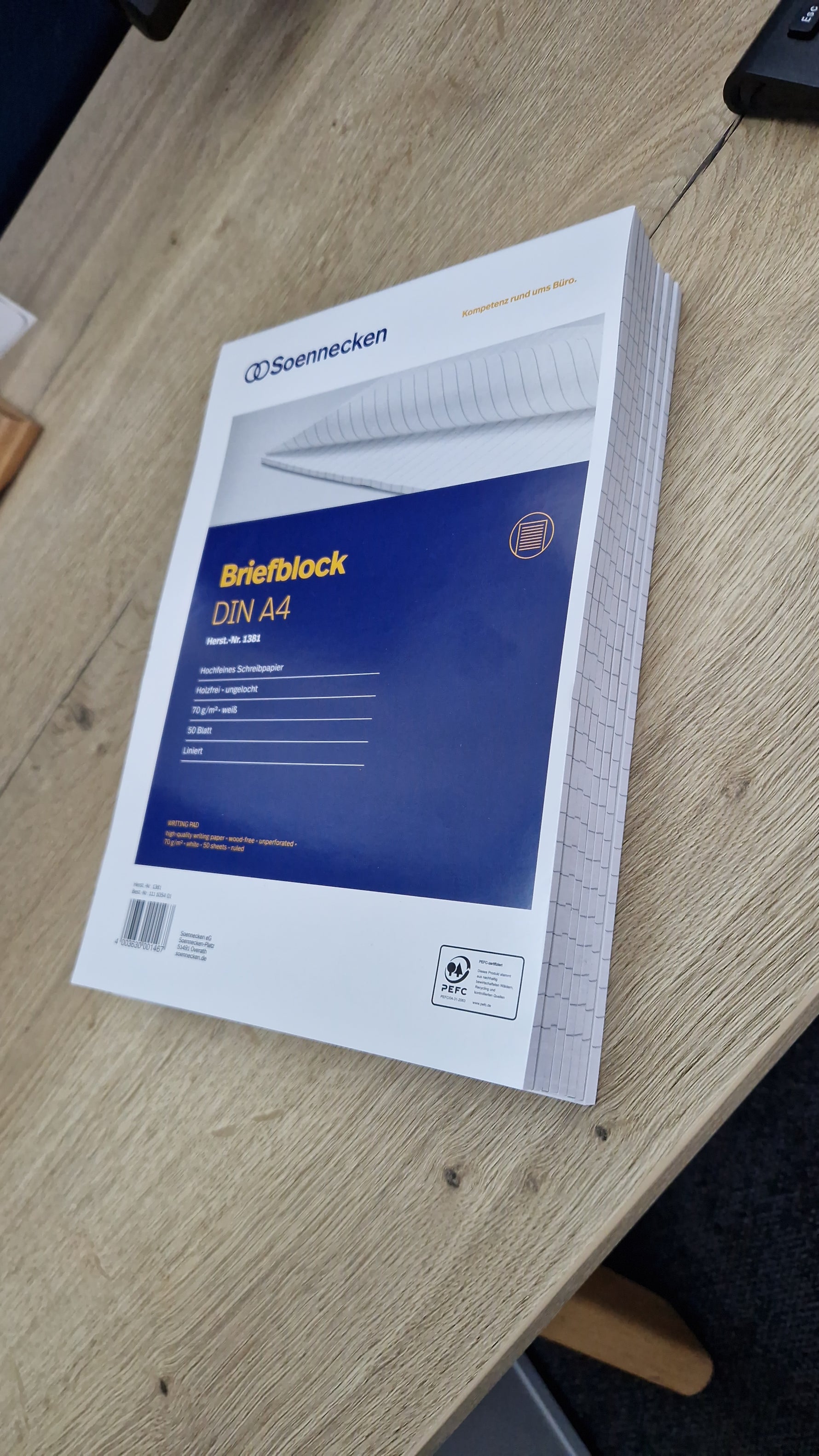 Soennecken Briefblock DIN A4 - Wiepa Bürofachpartner