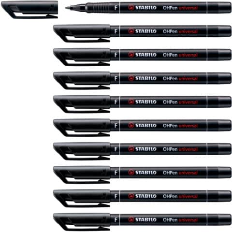 STABILO® Folienstift OHPen universal – Der Profi für Präsentationen und glatte Oberflächen – Produktbild 7