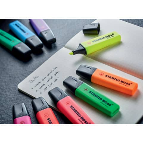 STABILO® BOSS® ORIGINAL – Design-Klassiker unter den Textmarkern - Wiepa Bürofachpartner