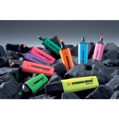 STABILO® BOSS® ORIGINAL – Design-Klassiker unter den Textmarkern - Wiepa Bürofachpartner