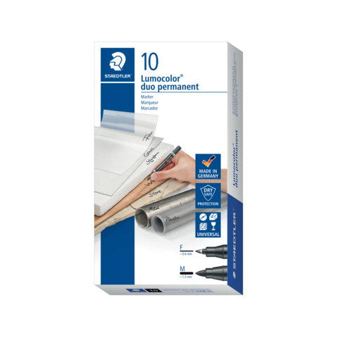 STAEDTLER® Permanentmarker Lumocolor® Duo 348 – Zwei Spitzen, ein Marker: Maximale Effizienz – Produktbild 6