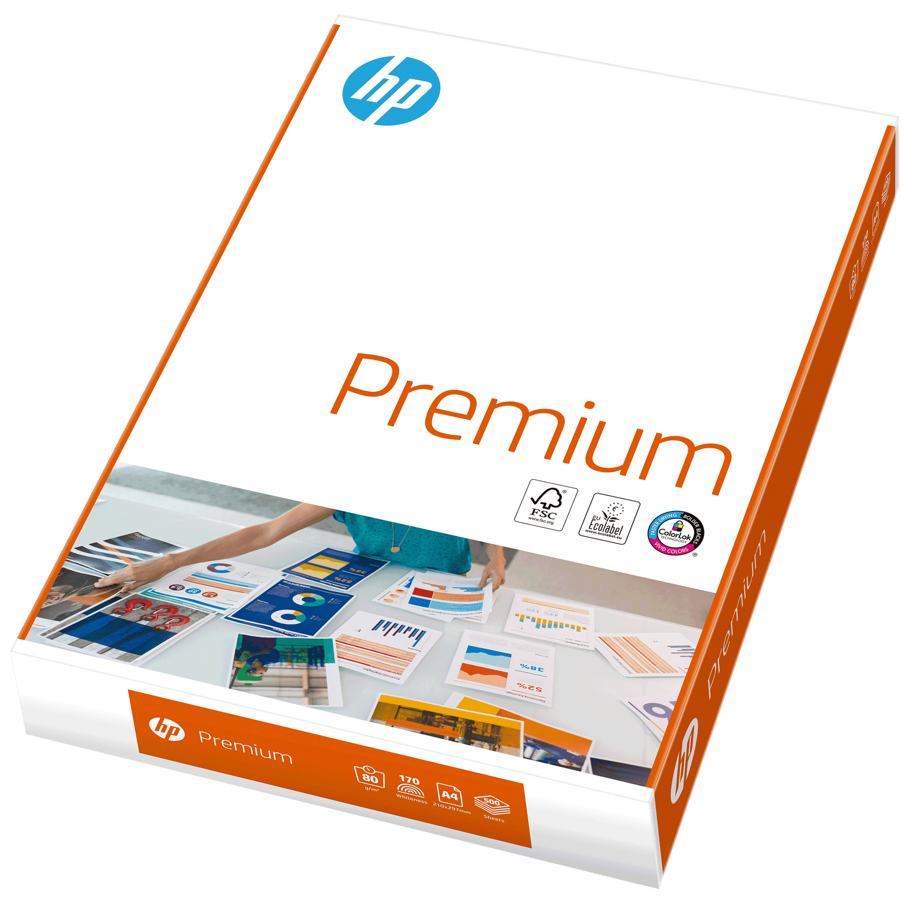 HP Kopierpapier Premium DIN A4 250 Blatt – Erstklassige Qualität – Produktbild 2