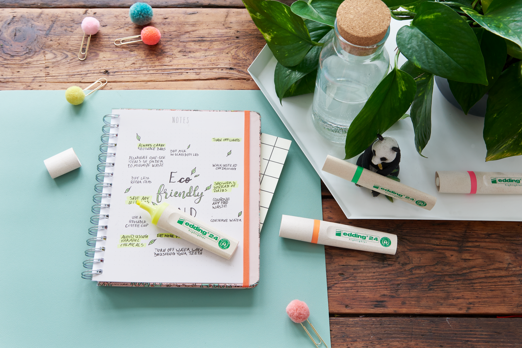 edding Textmarker Highlighter 24 EcoLine – Nachhaltiges Markieren mit dem Blauen Engel – Produktbild 13