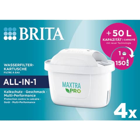 BRITA Filterkartusche MAXTRA PRO PURE PERFORMANCE – Für exzellenten Geschmack im Büro – Produktbild 4