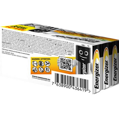 Energizer® Batterie Alkaline Power AAA/Micro - 24er-Pack - Wiepa Bürofachpartner