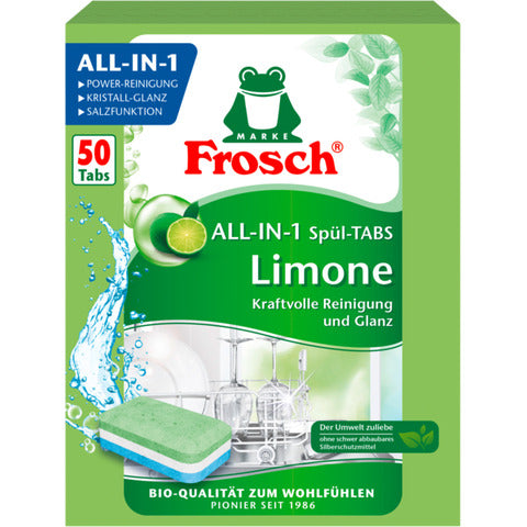 Frosch Dishwasher Tabs All-in-1 Lemon