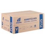 Fripa Falthandtuch Plus – 1-lagig, V-Falz, 20x250 Blatt, grau - Wiepa Bürofachpartner