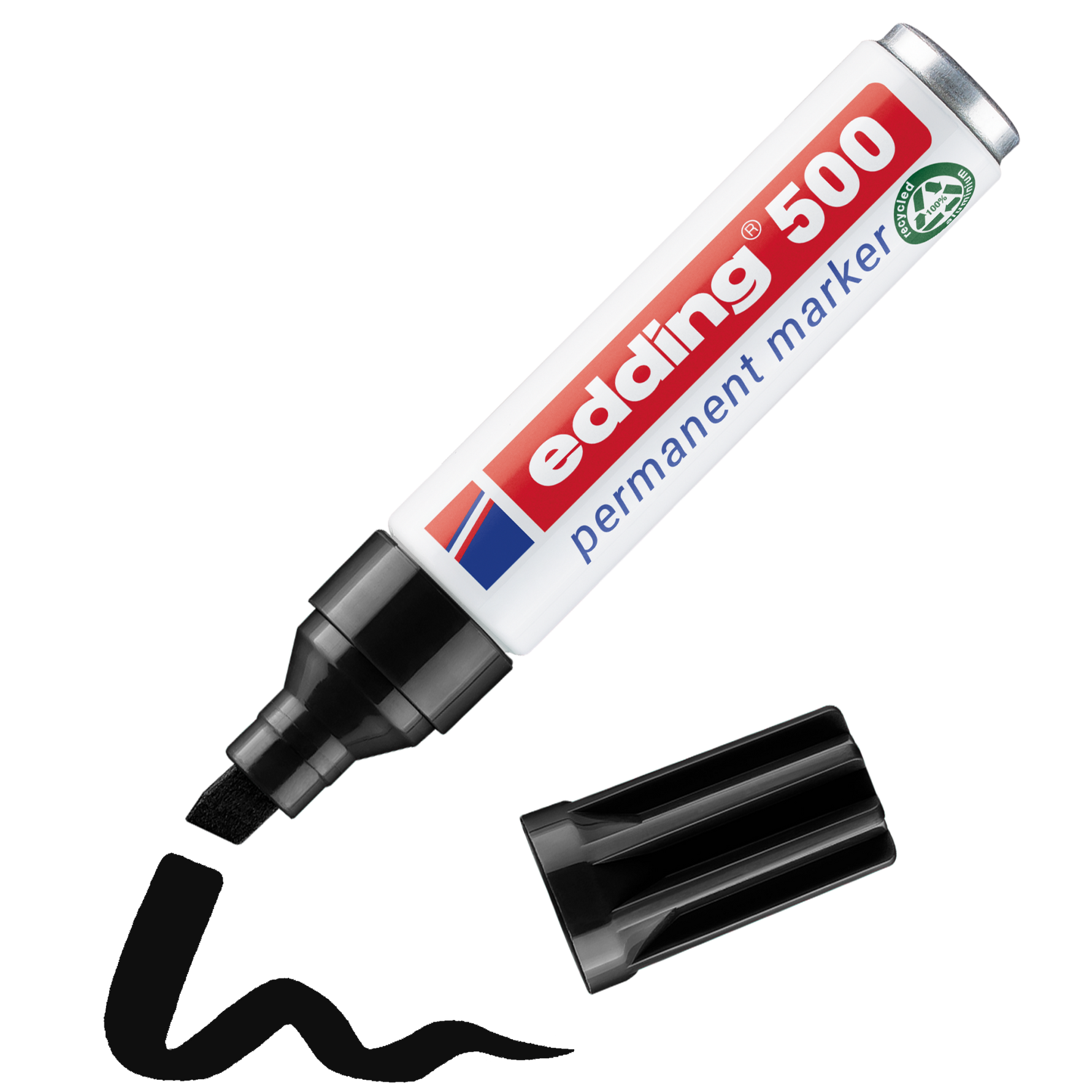 edding 500 Permanentmarker – Der kompakte Profi-Marker mit Keilspitze - Wiepa Bürofachpartner