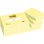 Post-it® Notes Haftnotizen kompakt (38 x 51 mm) - 12er-Pack - Wiepa Bürofachpartner
