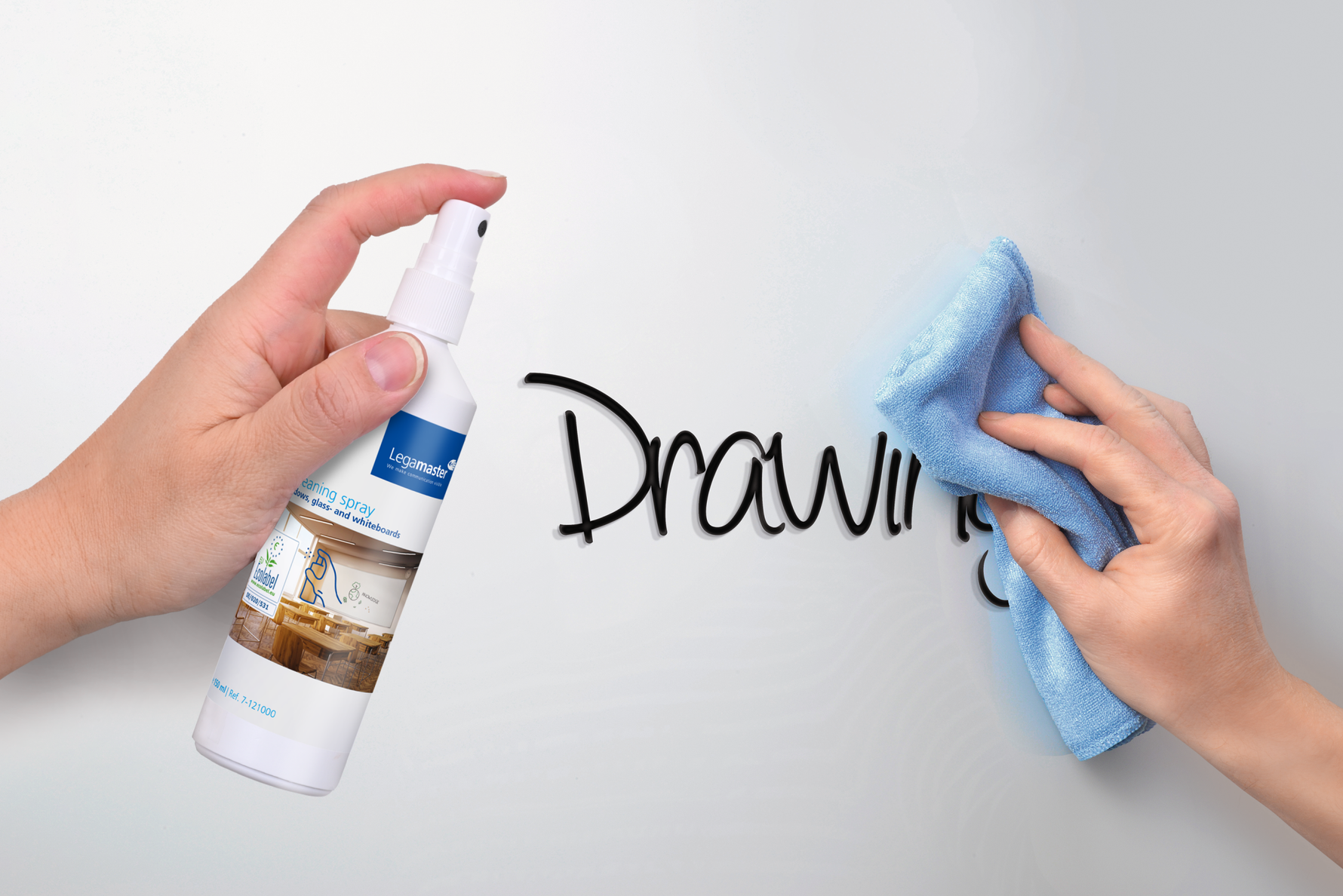 Legamaster Reinigungsspray TZ 6 (150 ml) – Für streifenfreie Whiteboards und Glasboards – Produktbild 3