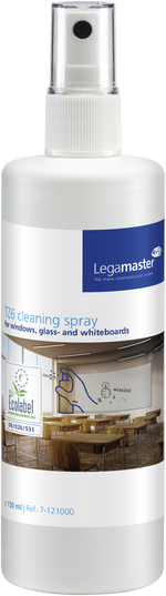 Legamaster Reinigungsspray TZ 6 (150 ml) – Für streifenfreie Whiteboards und Glasboards