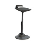 Aeris Muvman ergonomischer, aktiver Stehsitz mit schwarzem Gestell, ideal für komfortables Arbeiten im Stehen