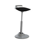Ergonomischer Aeris Muvman Stehsitz mit grauem Gestell, aktives Sitzmöbel für mehr Komfort beim Stehen.