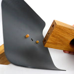 Moderne Etagere 3-stöckig Holz & Metall 33cm – Schwarzer Obstkorb & Obstschale